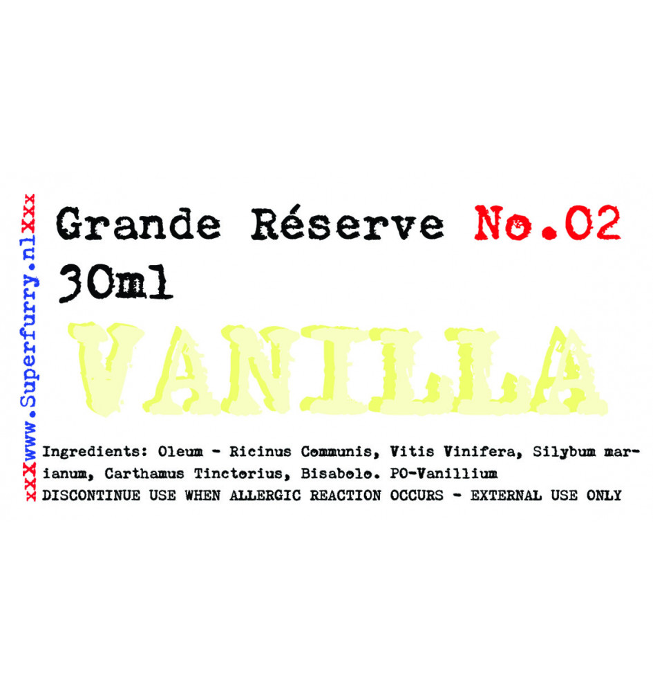 BEARD CARE OIL VANILLA - GRANDE RÉSERVE 02