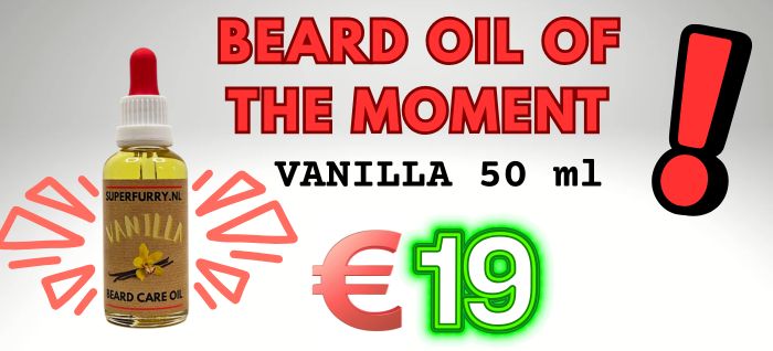 Superfurry Beard Oil of the moment promo - VANILLA 50 ml €19